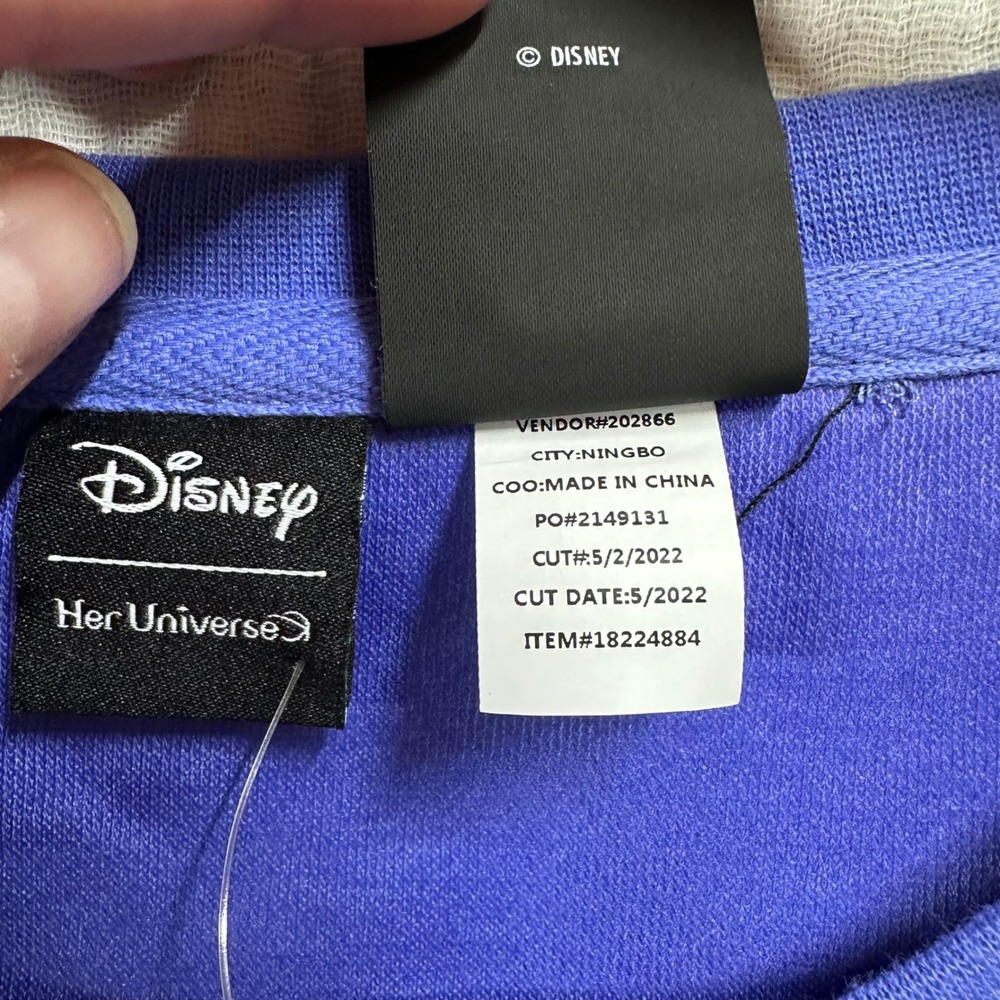 NWT Disney Parks Cinderella Castle Top By Ashley Taylor for Her Universe Sz L - Picture 3 of 7